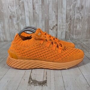 NOBULL Knit Runner Orange Women 8 Mens 6.5 Athletic Training‎ Shoes Sneakers